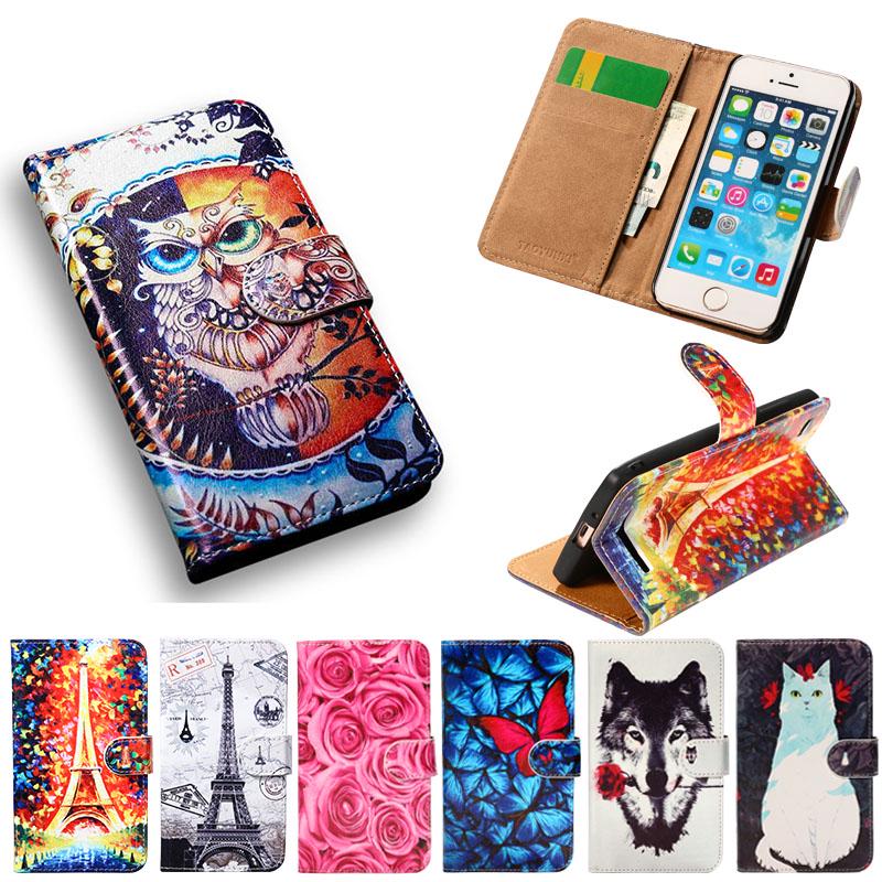 Cover for Huawei P30 3D Painted Butterfly Solid color Shockproof Embossed Painted Card Holder Magnetic closure Cute animal Magnet Magnetic snap Phone Case Compatible with Huawei P30 Case
