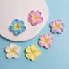 100pcs Mix Cute Frangipani Flower Flatback Resin Cabochon Embellishments DIY Scrapbooking for Girls Hairpin Headband Gifts