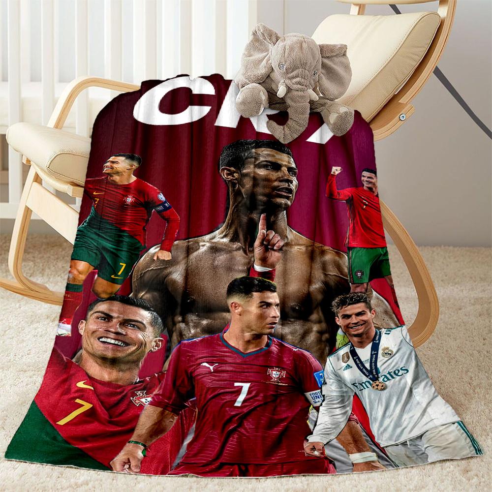 Cristiano Ronaldo Blanket Soft Cozy Suitable For Bedding Couch Livingroom Allseason Use Stylish Decor Best Holiday Gift For Friends Family