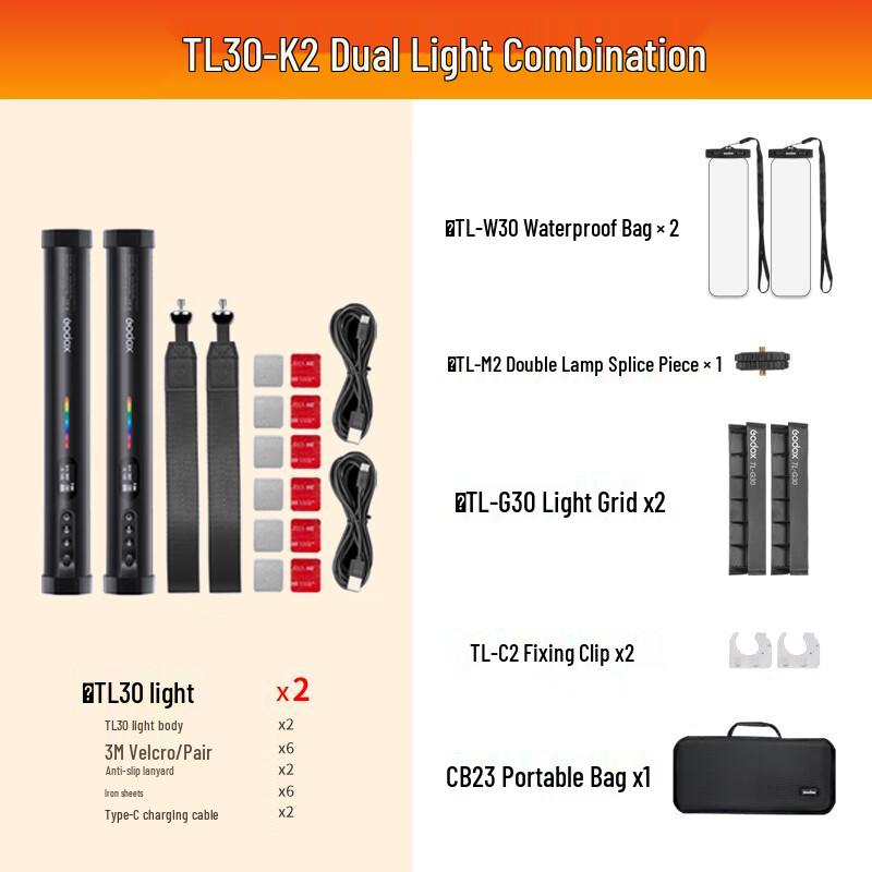 Godox TL30 Full-Color LED Stick Light