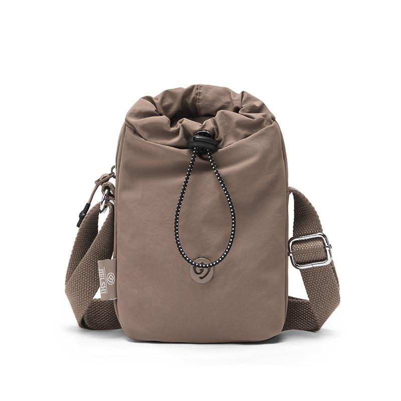 Sommer neue Umhängetasche multifunktionale lässige Umhängetasche minimalistische Kordelzugtasche Trinkflaschentasche Sport Damen Tasche