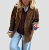 Retro Suede Women's Jacket - Cross-Border European & American Style