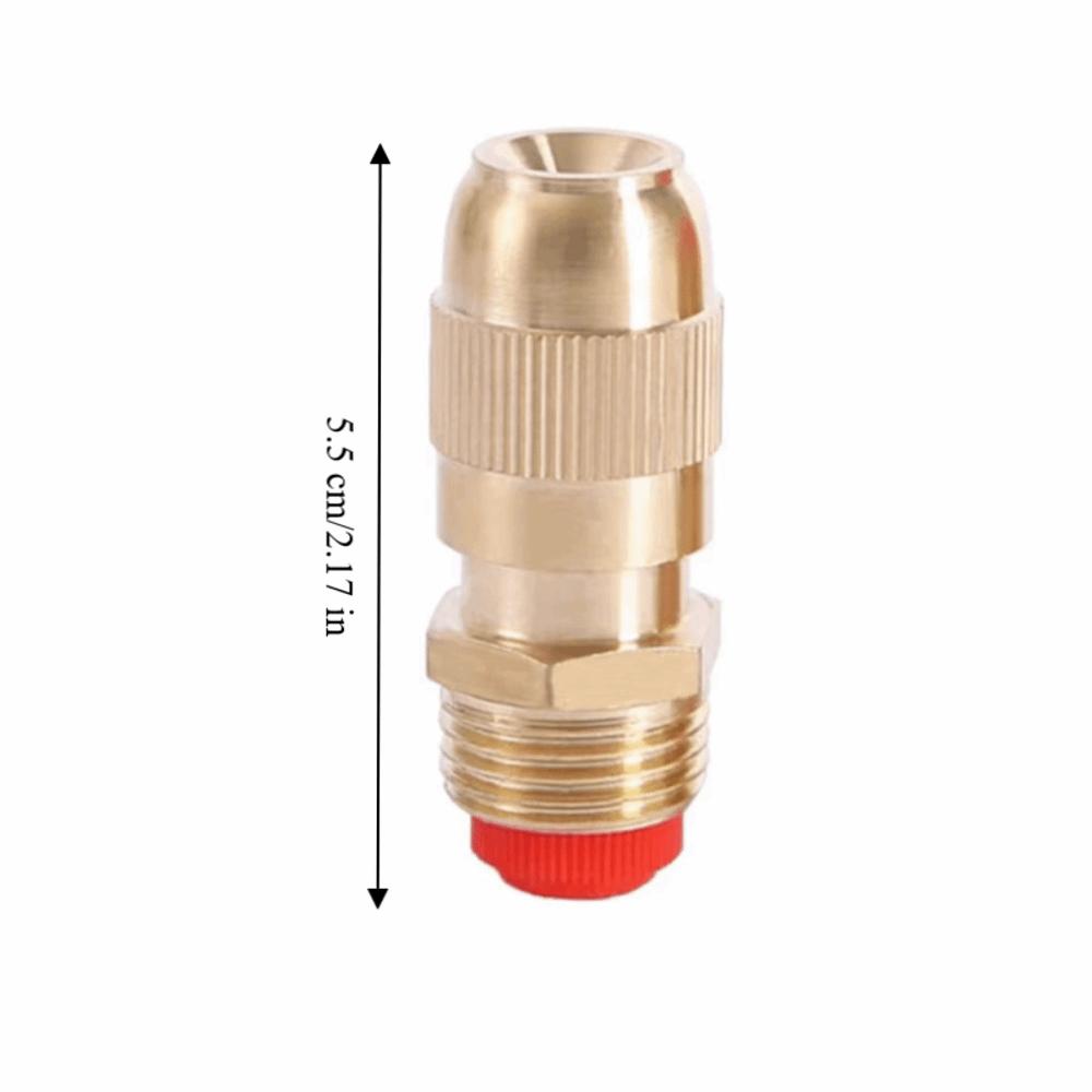 2PCS Brass Misting Nozzle Adjustable Irrigation Nozzle Garden Sprinkler Nozzle  Patio Cooling