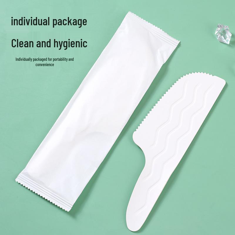 Jednorázové příbory balené jednotlivě: Vidlička, Lžíce, Dezertní vidlička, Dezertní lžíce, Lžička na zmrzlinu