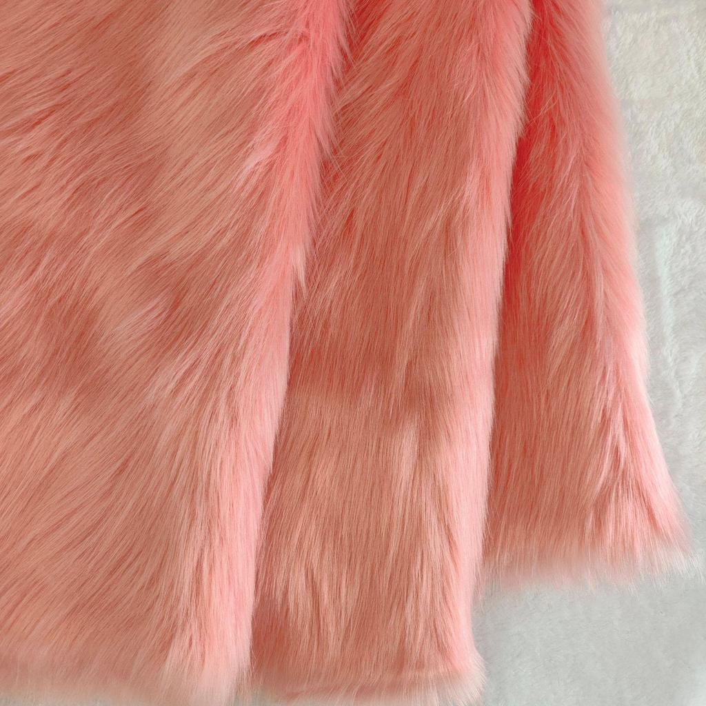 Tessuto Peluche Imita Pelliccia di Volpe 5cm Disponibile (Taglia piccola) per Tappeti e Abbigliamento