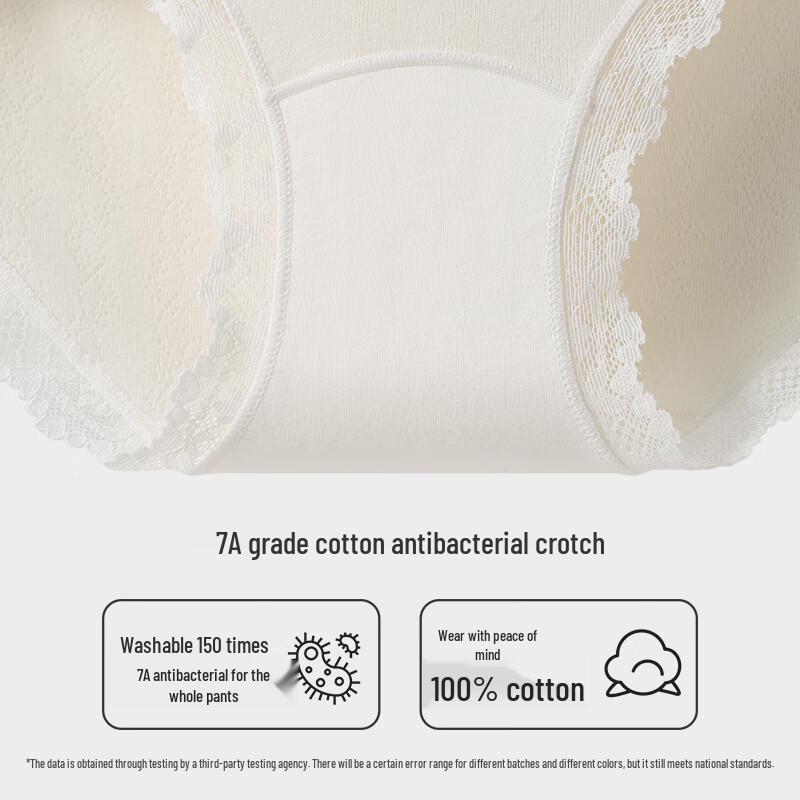 Urban Beauty Women's Lace & Cotton Briefs 3-Pack