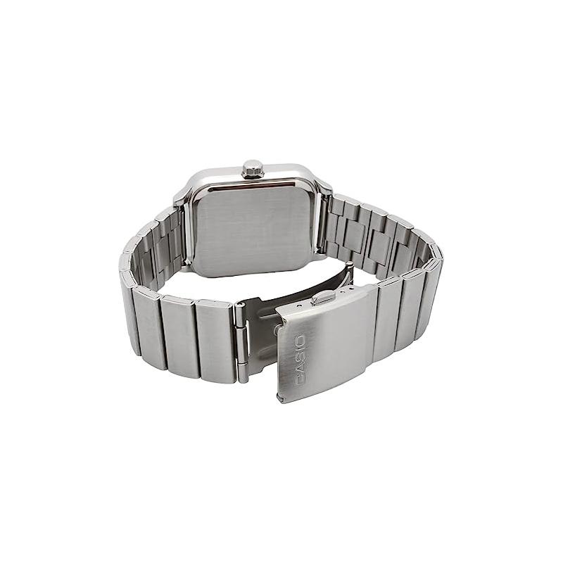Casio Serie STANDARD movimento al quarzo impermeabile 50M cinturino in acciaio inossidabile orologio giapponese e coreano orologio da uomo quadrante nero MTP-M305D-1AV