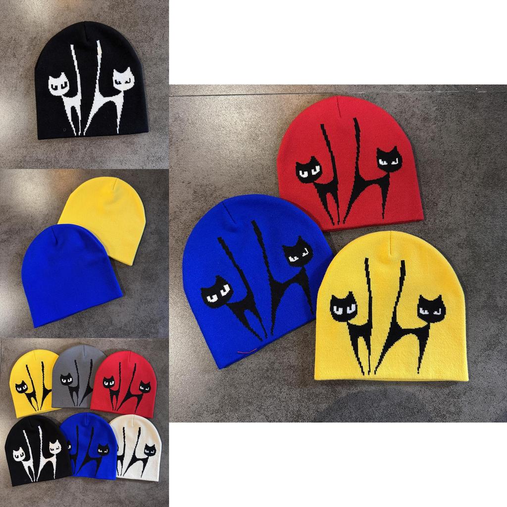 Classic Fox Knit Hat With Warmth For Men And Women Winter Wear