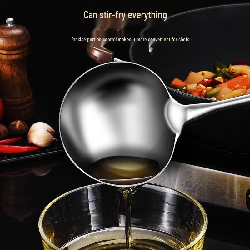 Diren Stainless Steel Commercial Chef's Wok Spatula & Soup Ladle