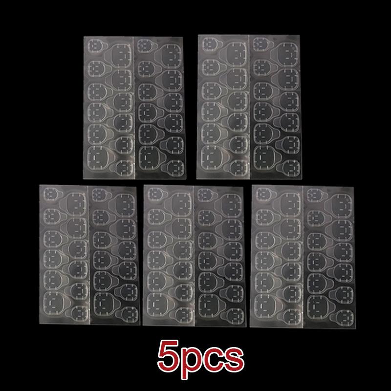 Handmade Press On Toe Nail French Y2k Sweet Cool 3D Cherry Bow Diamond Fake Nail Patch Artificial Nail Reusable 5pc jelly glue