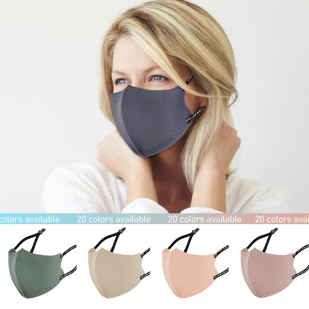 Ice Silk Mask Spring And Summer Dustproof Washable Reusable Face Mask Unisex Adult/child Mask Outdoor Travel Protection