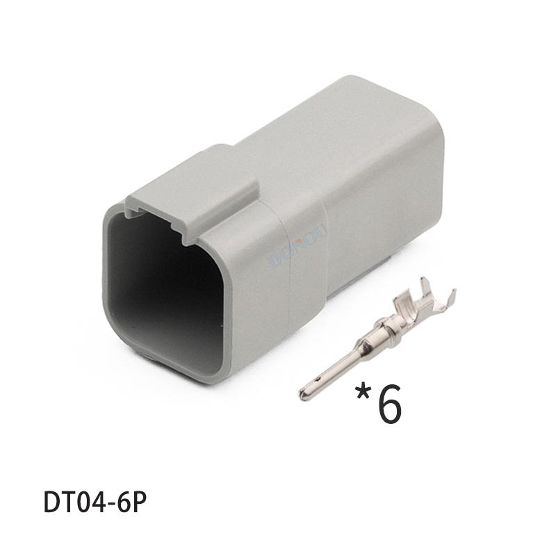 The new DT06-6S/DT04-6P is suitable for modifying the wiring harness plug connector of automotive daytime running lights and LED