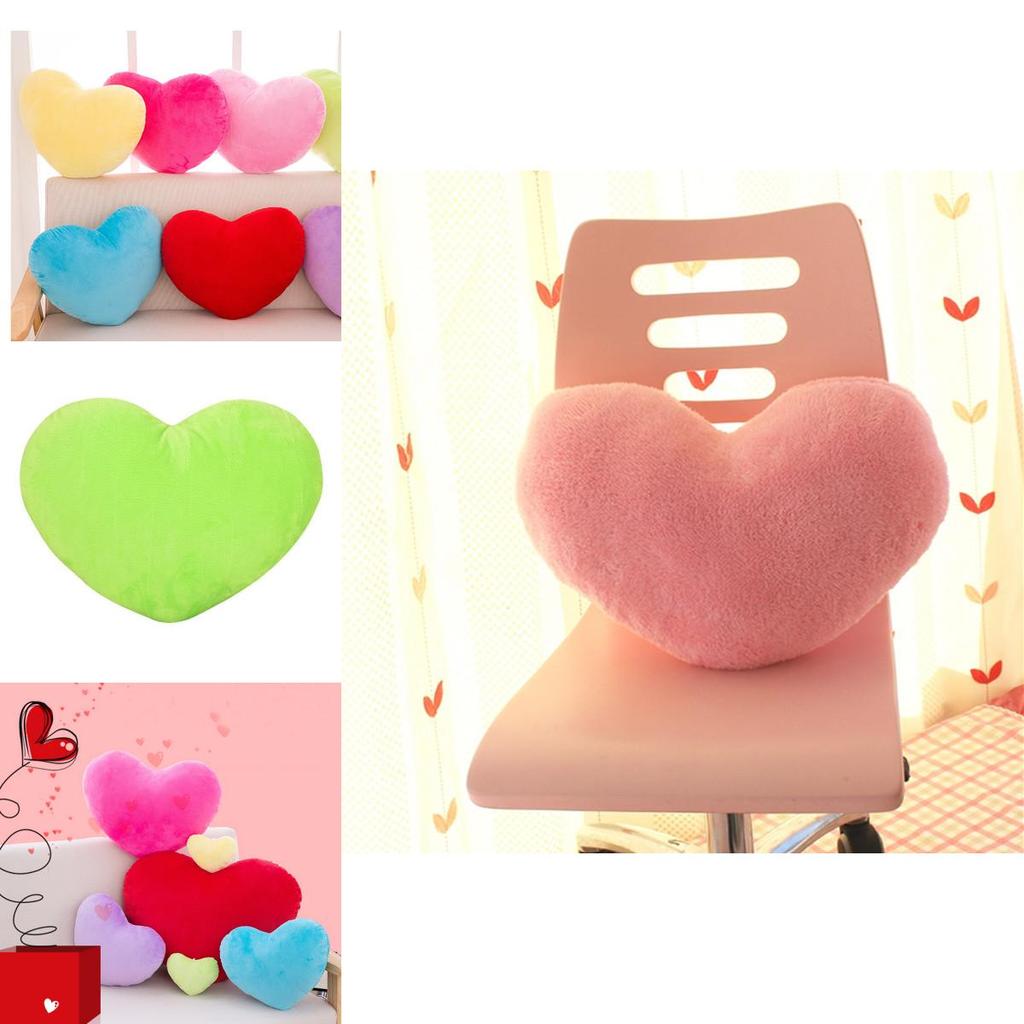 Soft And Cuddly Heart-shaped Plush Pillow For Teens And Adults