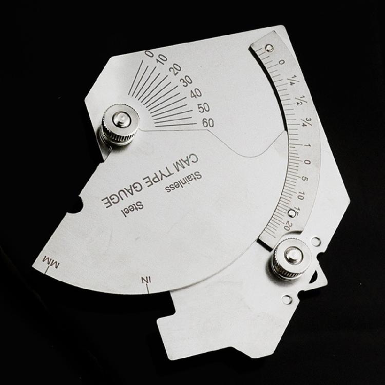 Steel Weld Gauges Welding Measurement Tool Weld Inspection Tool for Fillet Weld Leg Length & Throat Dimension Measurement
