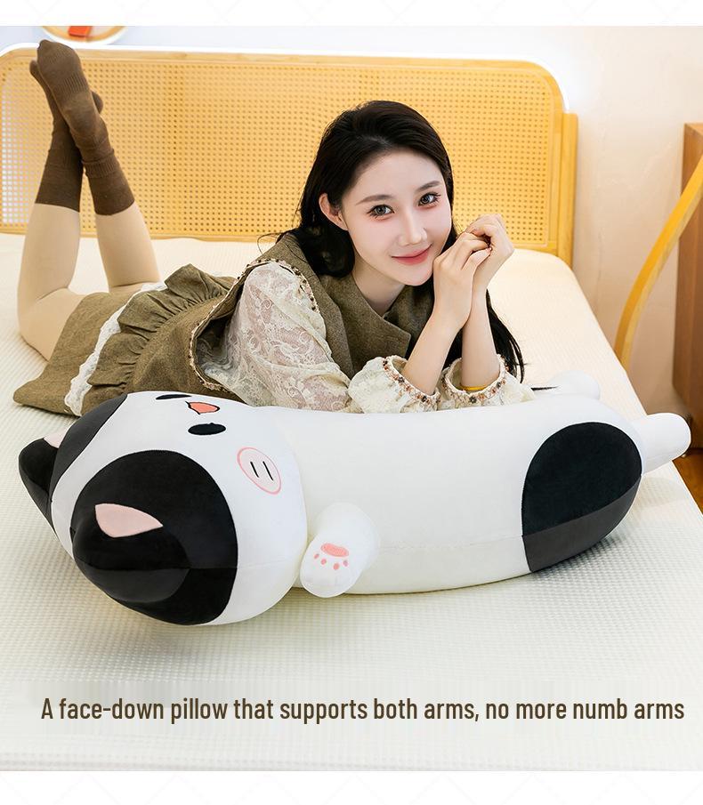 Calico Cat Plush Pillow - Cute, Fat Cat Cushion for Kids' Beds