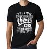 ULTRABASIC - Homme T-shirt Graphique Vintage Year Cadeau 2013