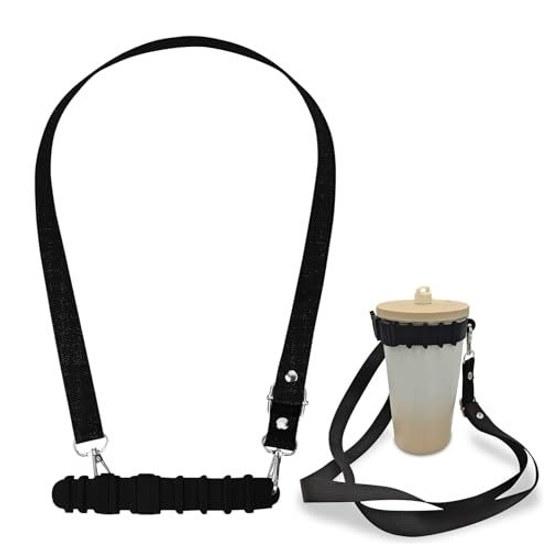 Charming Decoration Tumbler Holder Water Bottle Strap Shoulder Belt Adjustable Carry Drink Carrying Cord Silicone Outdoor Camping Hiking Bicycle Shop