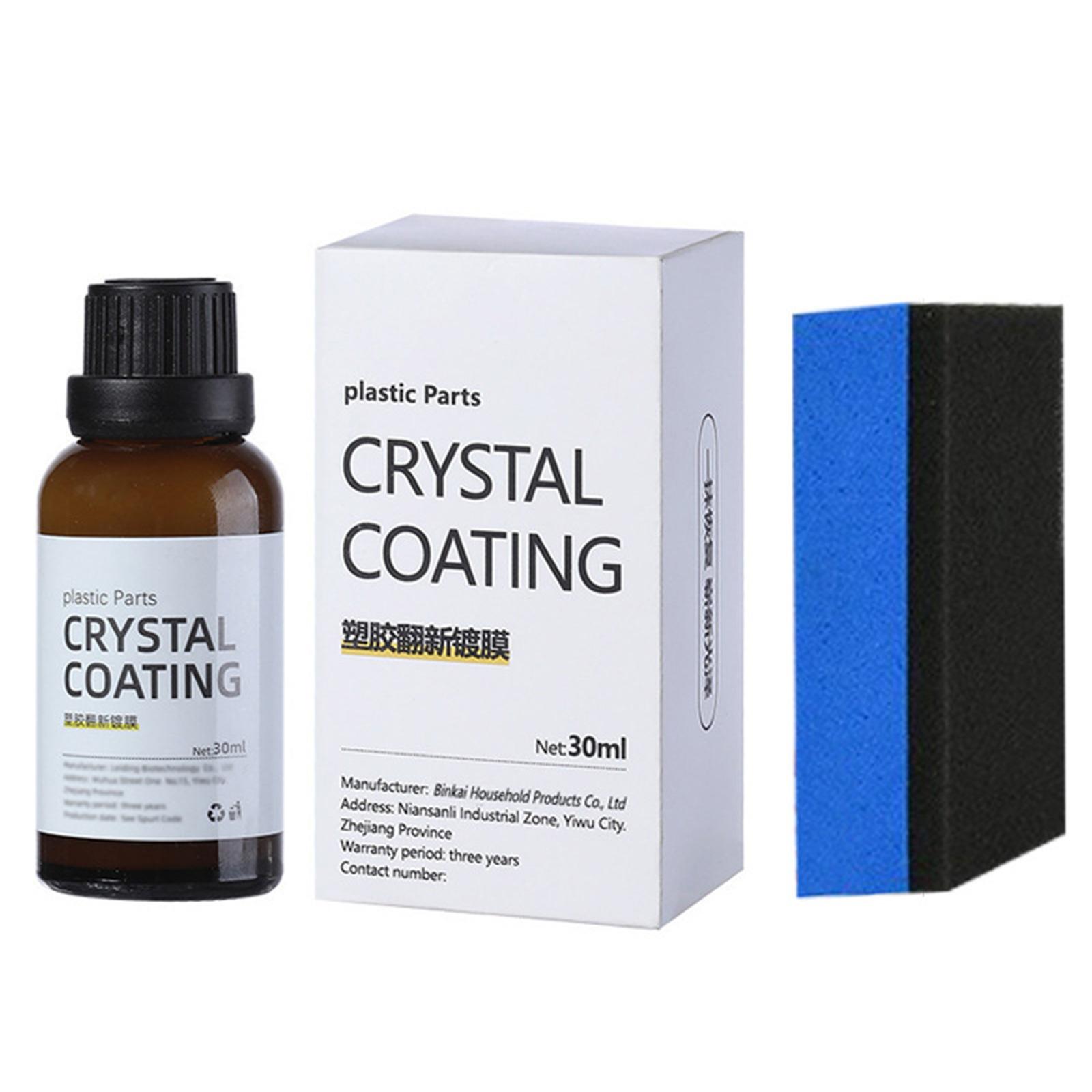 

30ml Revitalizing Coating Agent Plastic Crystal Coating Trim Restore Plastic Parts Refurbish Agent Plastic Part Restorer 1