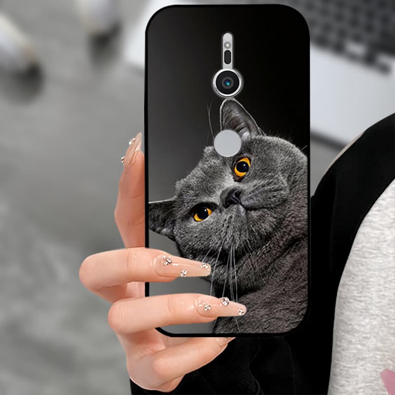 For Sony Xperia XZ2 XZ 4 2 1  Soft Silicone Black Back Shell Phone Cover For Sony XZ1 XZ2 XZ4 Funda Coque Shockproof Cases