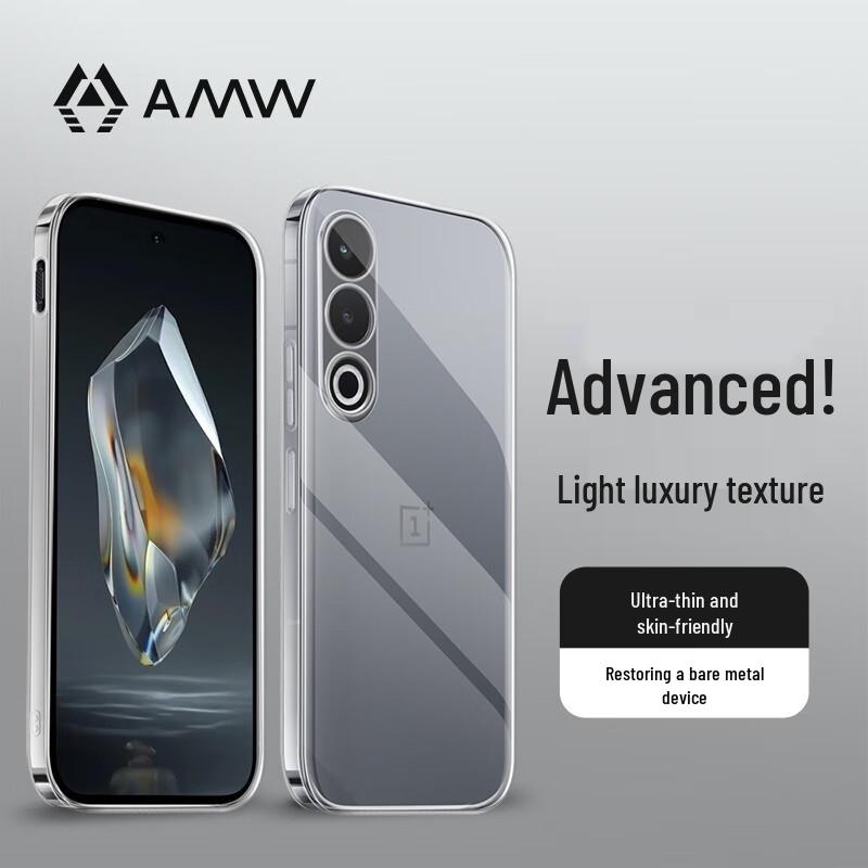 

AMW Transparent TPU Phone Case for OnePlus Ace 3V