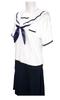 Tamatoys Summer Sailor Pajamas for Boys, Size 2L (Men's Size M), Short Sleeve Uniform, One-Piece Style