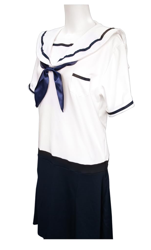 Tamatoys Summer Sailor Pajamas for Boys, Size 2L (Men's Size M), Short Sleeve Uniform, One-Piece Style