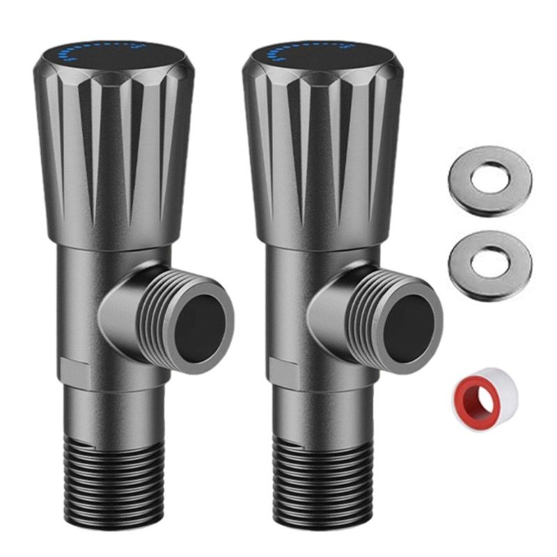 Strong Anti Leak Angle Valves Valves High Pressure Resistant Angle Valves for Bathroom Plumbing Fixtures