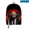 Luxury Novelty Youthful School Bags Unisex Game Hitman Travel Bags 3D Print Oxford Waterproof Notebook Shoulder Backpacks
