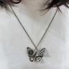 Steampunk Style Butterfly Gears Necklace Retro Alloy Jewelry Adjustable Chain For Bold Fashion Statements