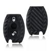 2/3 Buttons Carbon Silicone Car Key Case Auto Key Protector Cover For Mercedes Benz A180 A200 A260 w214 w211 A Classe