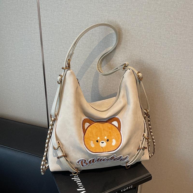 Commuter Tote Bag Women's Large-capacity New Casual Shoulder Messenger Bag Multi-functional Backpack