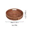 Handwoven Rattan & Bamboo Storage Basket