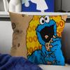 Sesame Street Cartoon Pillow Cover Sofa Cushion Cover Home Room Decoration Children Gift