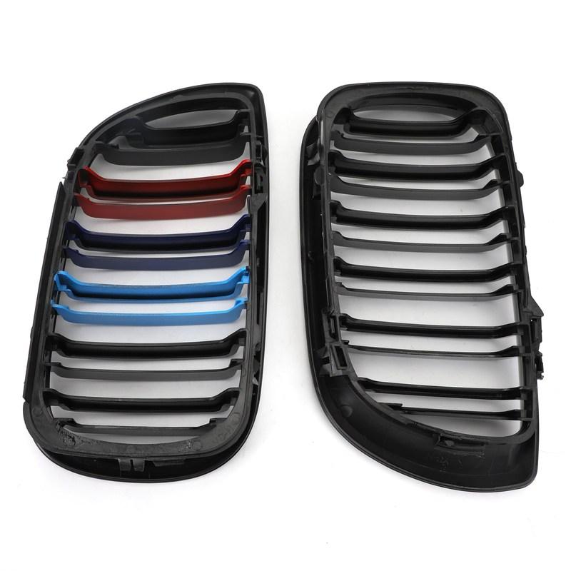 Artudatech Front Kidney Hood Grille Grill For BMW E46 3 Series 4 Door 2002-2005 M-Color Car Accessories