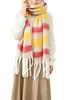 Aunii Fluffy Scarf for Winter and Large Solid Colors and Check Casual Neck Halloween Costume 8253 Women's Autumn, Stole, Warmth, Pattern, Thick,