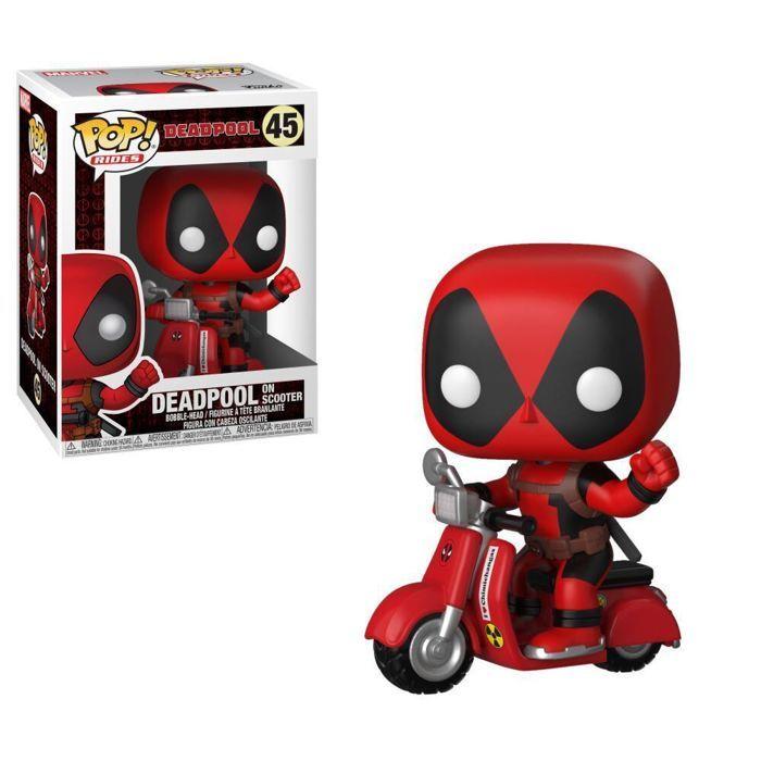 Figurine funko pop! marvel - deadpool: deadpool &amp; scooter