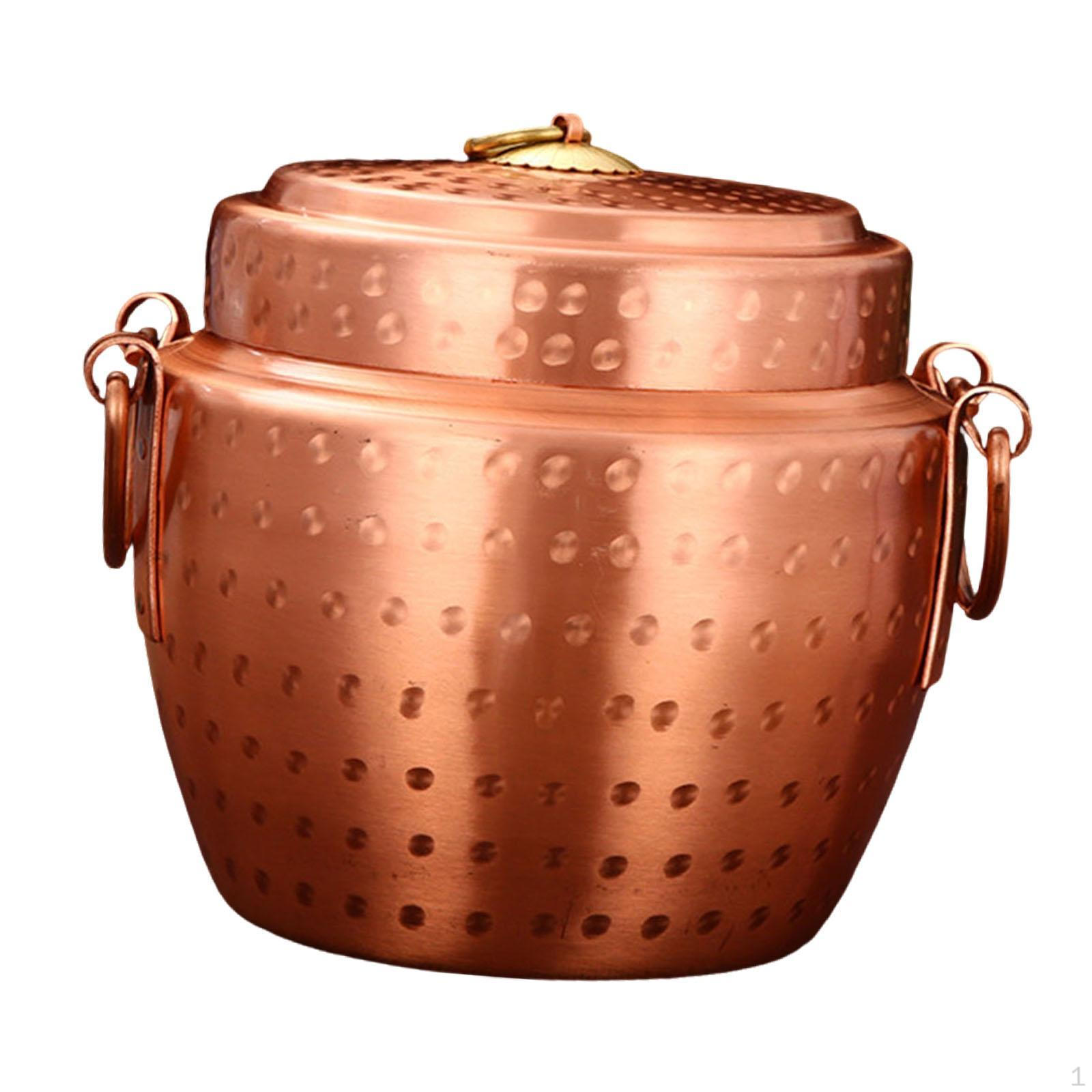 

Медная посуда для приготовления риса и шабу в походе 22cm