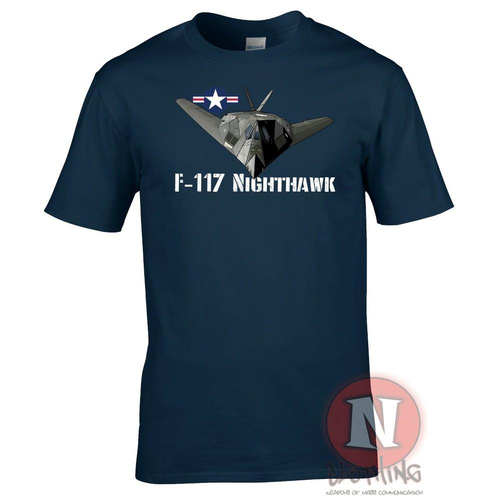 F117 Nighthawk TShirt Us Stealth Fighter Aircraft American War Jet Plane Usaf S