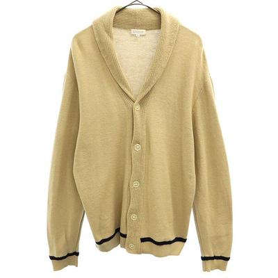Sanyo Shokai Linen Blend Long Sleeve Shawl Collar Cardigan Men's Used