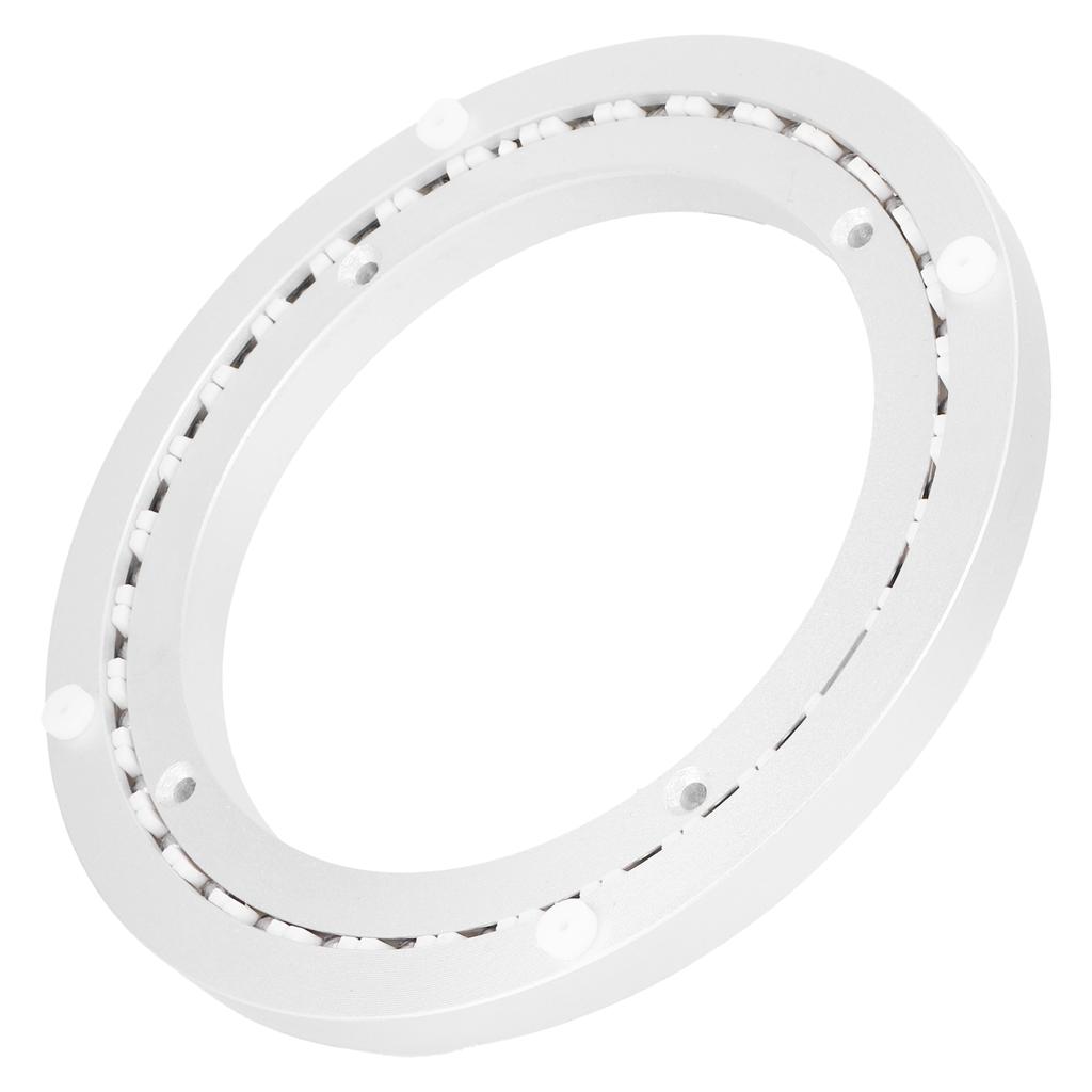 Heavy Duty Aluminium Alloy Rotating Bearing Turntable Round Smooth Mute Dining Table Plate8in