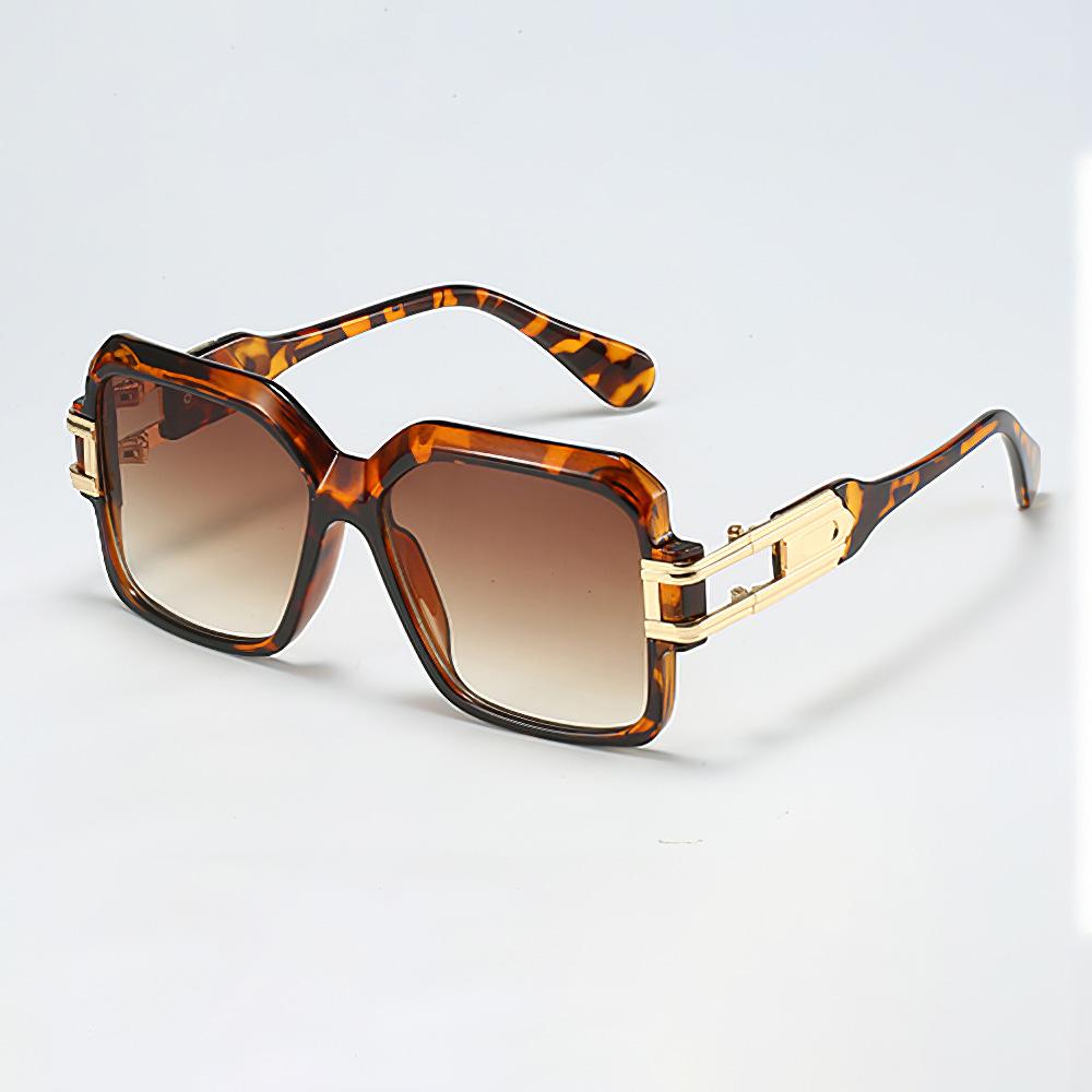 

Винтажные Солнцезащитные Очки Для Женщин Леопардовые Квадратные Очки с Коричневыми Золотистыми Акцентами Солнцезащитные Очки Женские Очки Женские