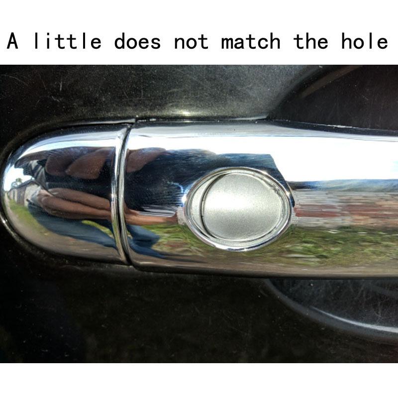 Door Handle Cover Trim Plastic Imitation Carbon Fiber for Renault Scenic 2 Ii MK2 Car Styling Accessories