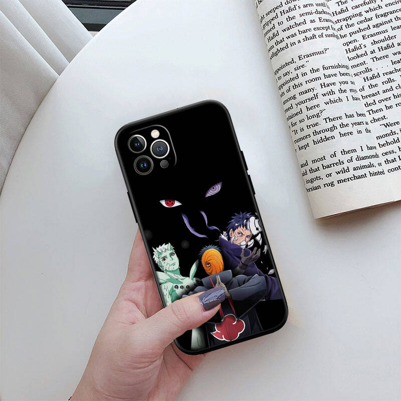 MH151 Uchiha Obito Phone Shell Case for iPhone 7 8 11 12 13 14 15 16 17 16E XS Pro Max XR X SE Air