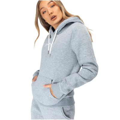 Scribble Logo Hoodie, Womens Grey Sweatshirt