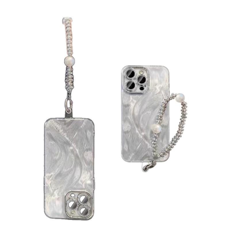 Applicable to iPhone17promax mobile phone case 16p bracelet 14pro new 12 Apple 13 half pack 11 protective case