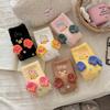 Coral fleece socks women's ugly cute doll duck cartoon socks medium tube socks fluffy plush thickened home sleeping floor socks