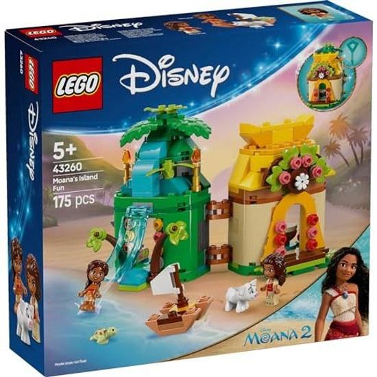 LEGO Disney Princess Moanas Island Adventure Toy Block Educational Girls Boys Children 5 Years Old 6 7 8 Goods Role Play Pretend Moana Legend Sea