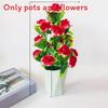 Artificial Rosa Rugosa Thunb Potted Plant For Event And Decoration Party
