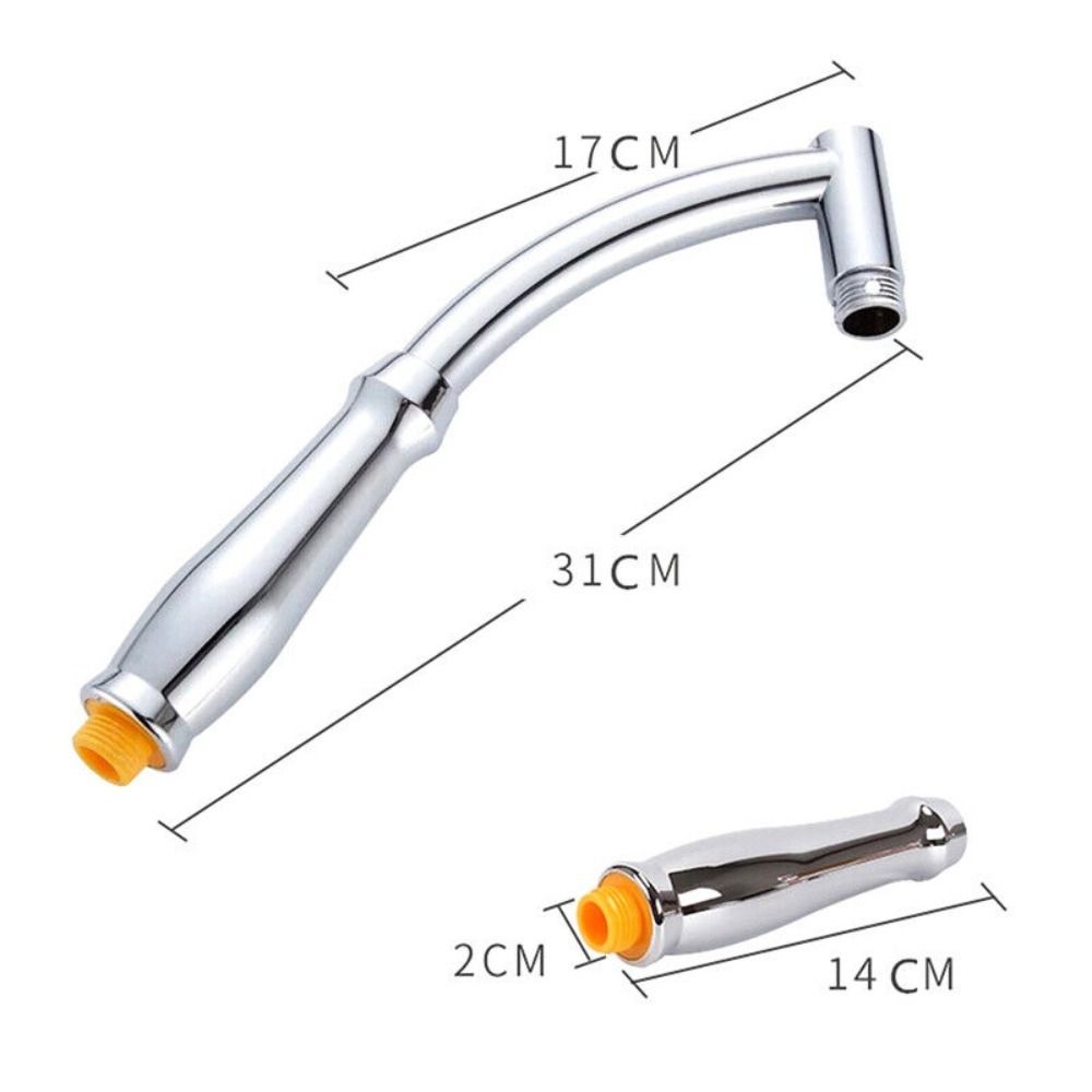 Handheld Shower Head Extension Arm Dual-purpose Hand Adjustable Kit Shower Nozzle Rod  Bath
