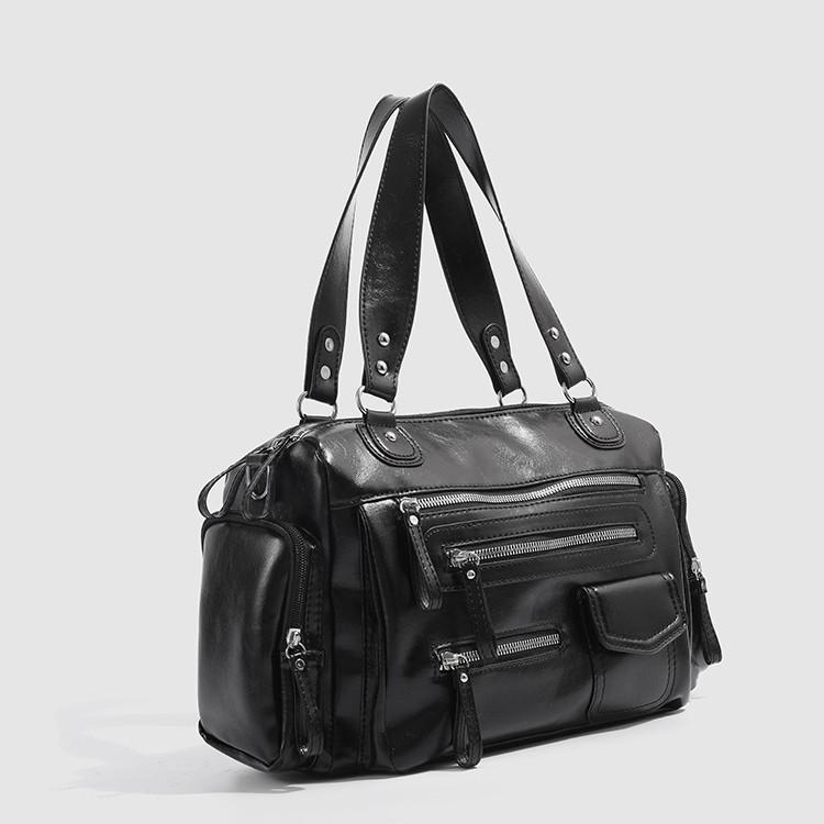 2025 New Punk Style Large Capacity Tote Bag, Niche High-End Versatile Commuting Shoulder and Crossbody Bag for Women